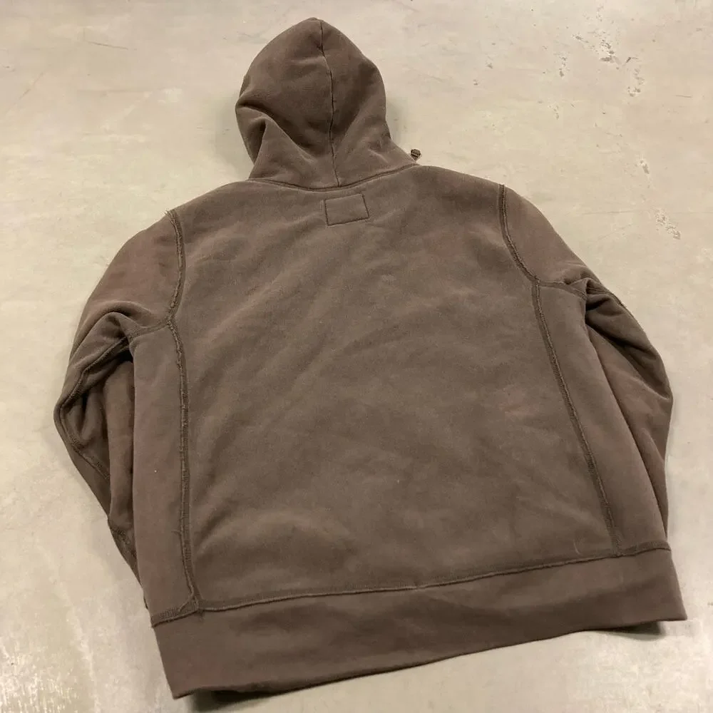 vintage y2k fur lined J.Crew heavyweight hoodie